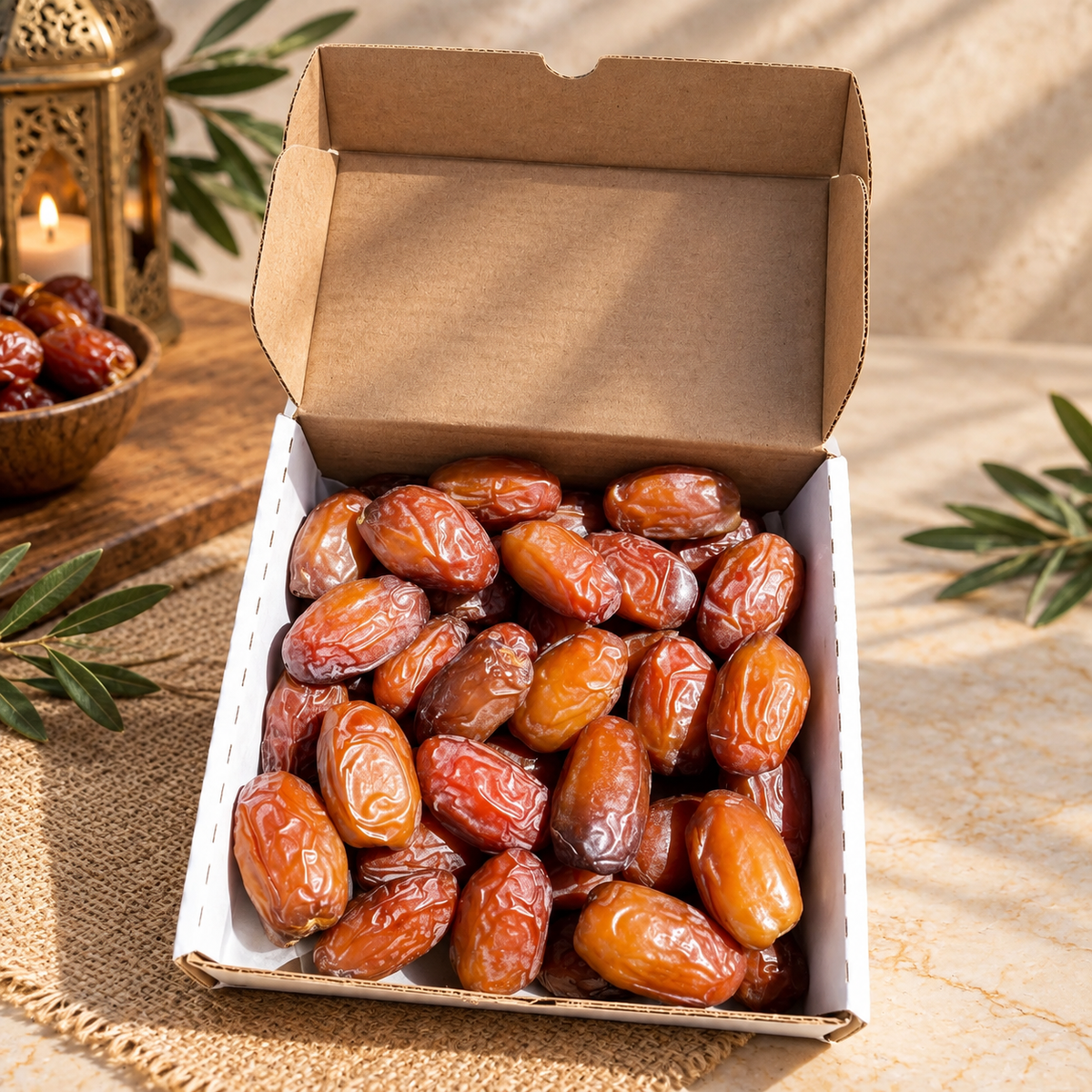 Organic Rutab Medjool Dates Box