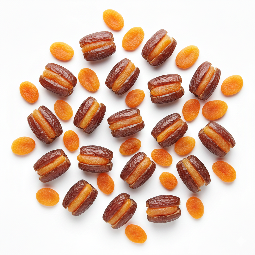 Medjool Dates stuffed with Turkish Apricots