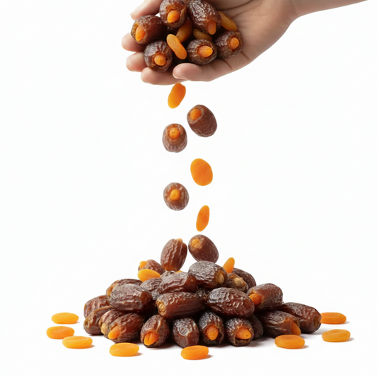 Medjool Dates stuffed with Turkish Apricots