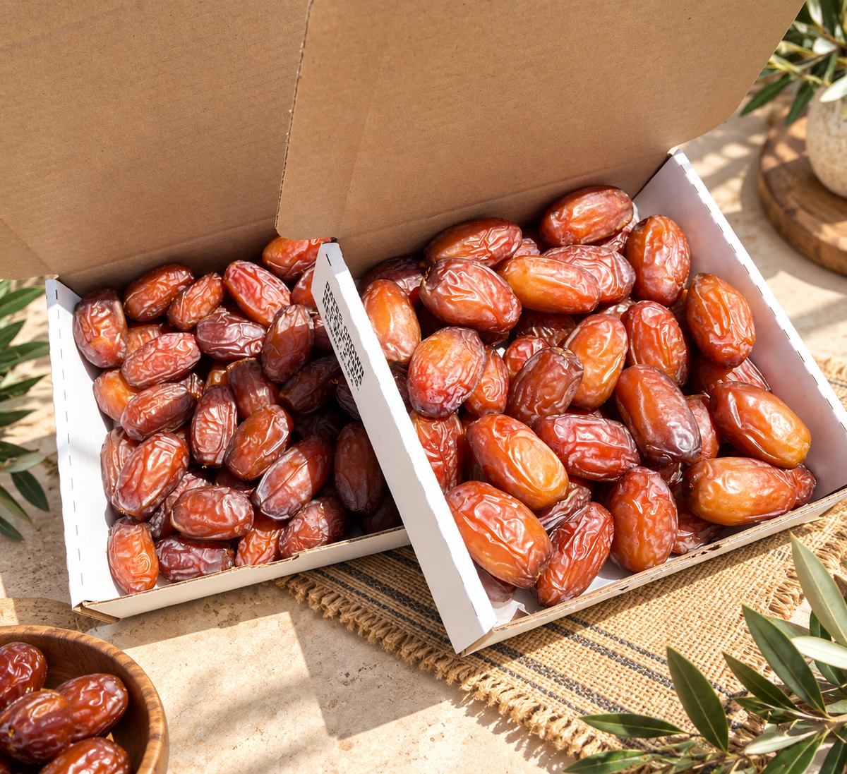 Organic Rutab Medjool Dates Box